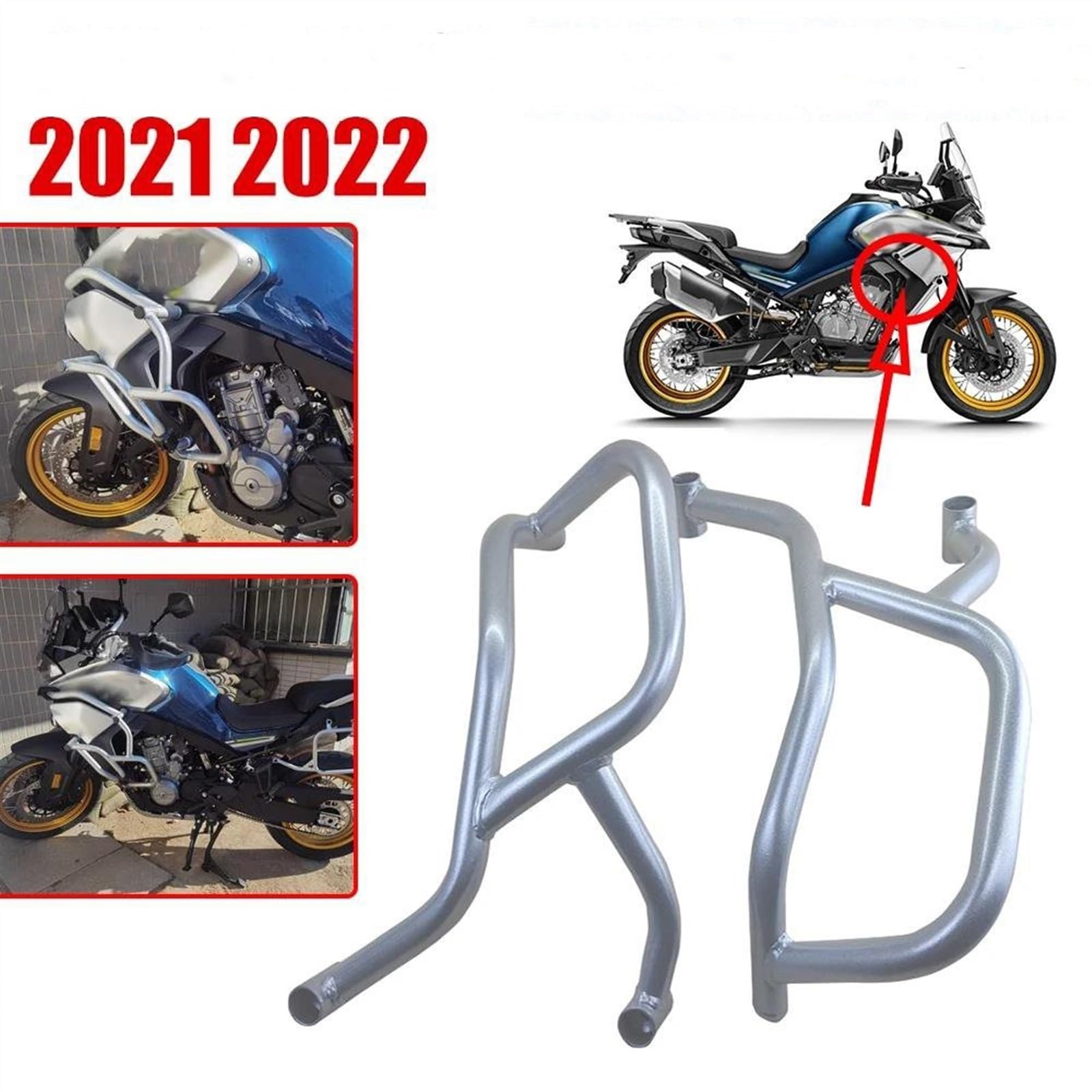 Copertura Catena Per CFMOTO 800MT 2022-2024 | Protezione Forcellone In PE-UHMW | Guida Catena Fuoristrada