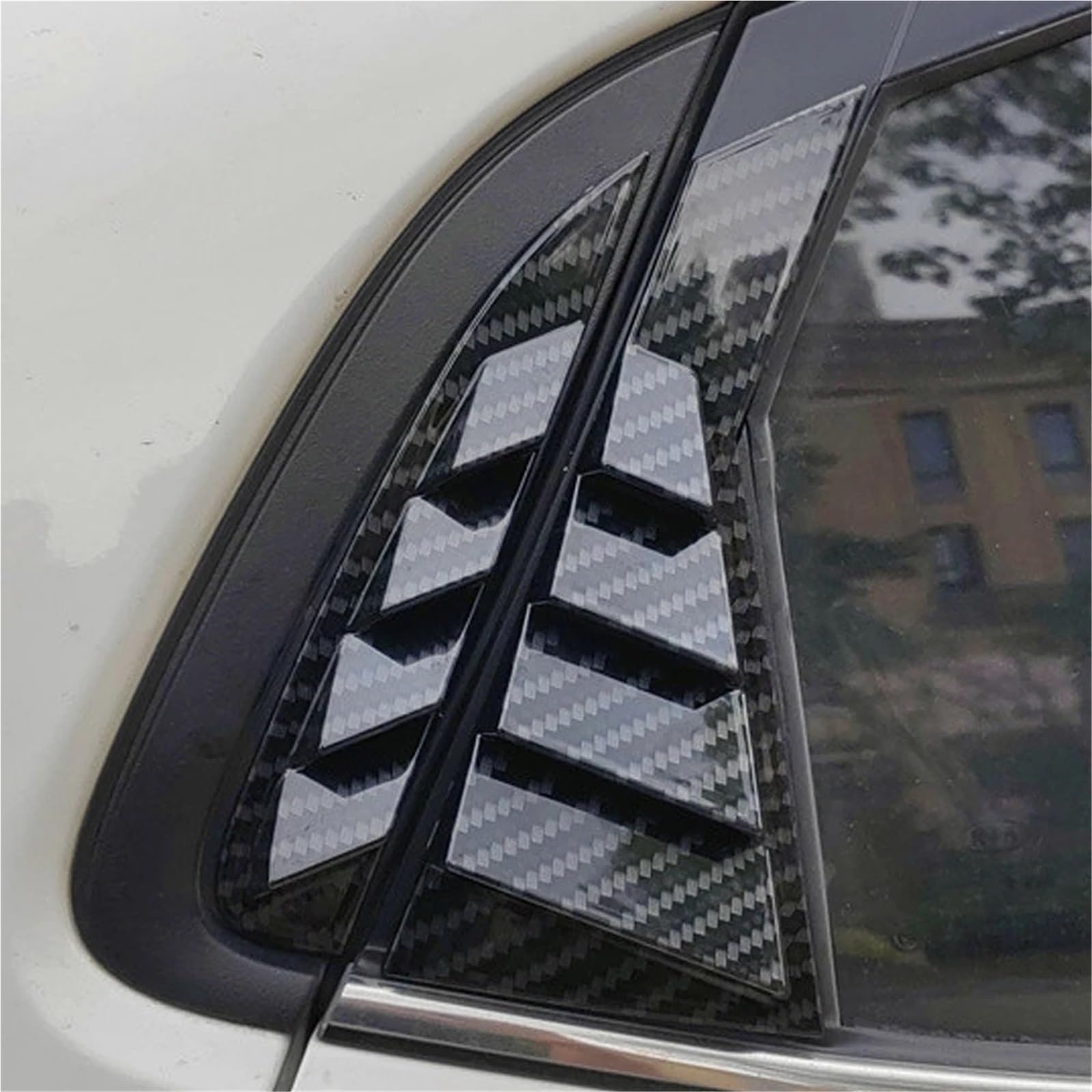 Spoiler Migawki Tylnej Szyby 2 SZTUKI pasujące do KIA RIO K2 2011~2015 Sedan wersja rosyjska osłona żaluzji tylnej szyby samochodu boczna otworu wentylacyjnego
