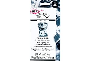 Tulip One-Step Tie-Dye Kit Dye Refill Packs, Black: Unleash Your Tie-Dye Dreams