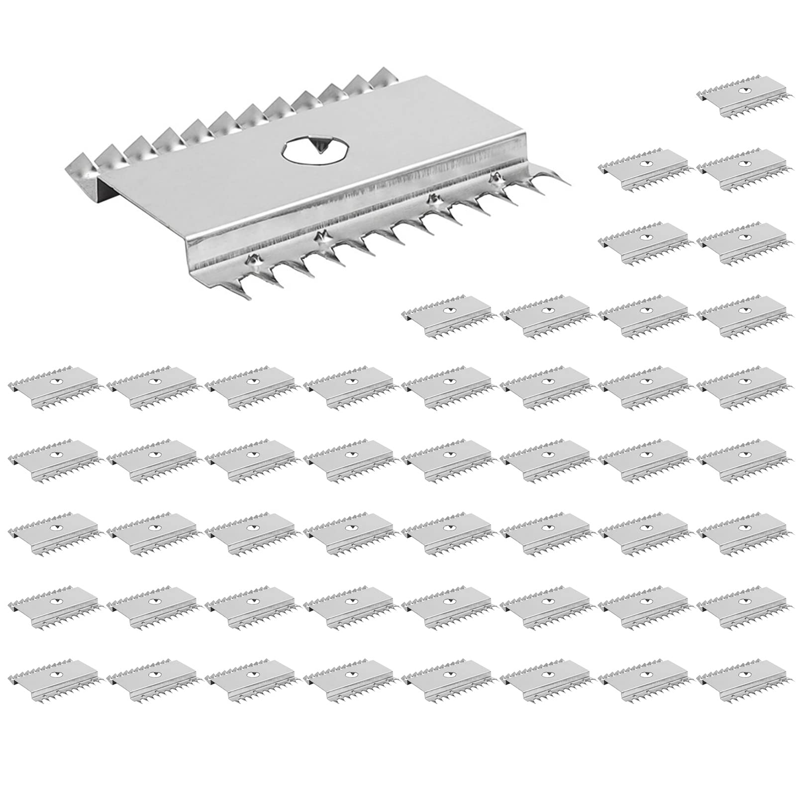 50pcs Solar Panel Grounding Washer Stainless Steel Photovoltaic Grounding Conductive Sheet Plate Solar Panel Washers