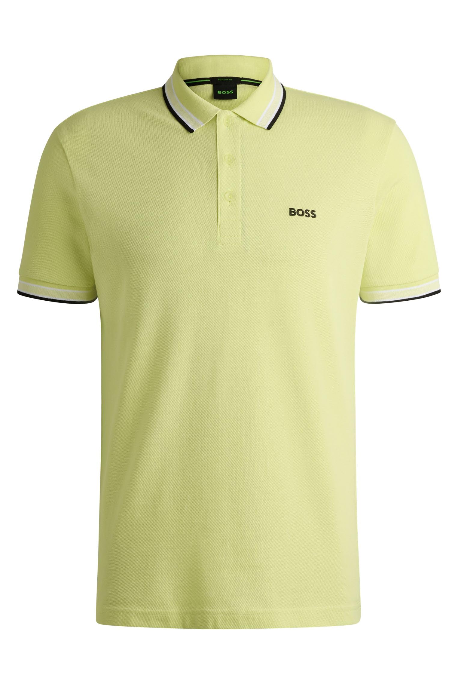 Boss Men's Yellow Paddy 01 Short Sleeve Polo Xl