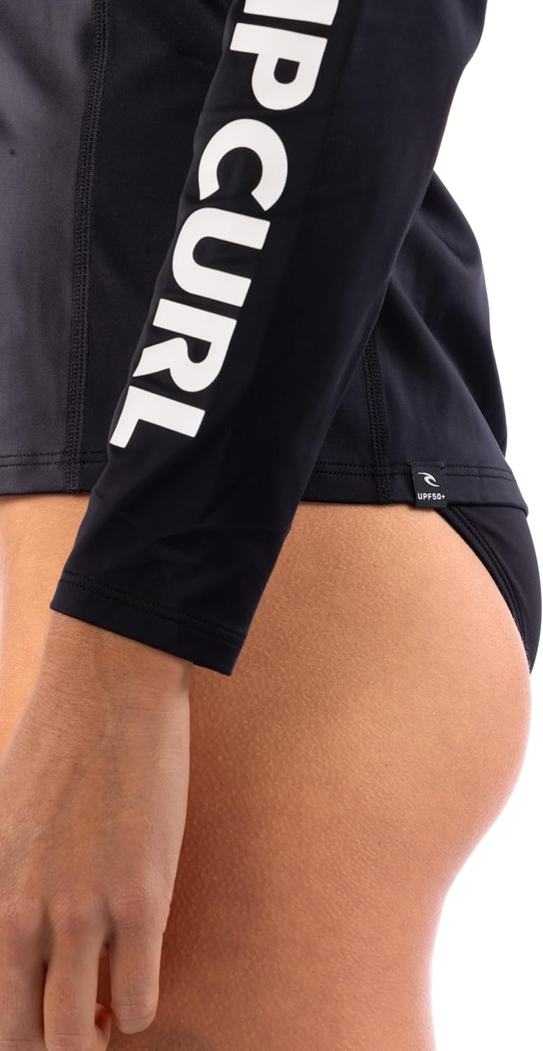 Rip Curl Womens Long Sleeve Zip-up Rashguard with UPF 50+ Sun Protection - Quick Dry, Moisture-Wicking Swim Shirt - Image 5