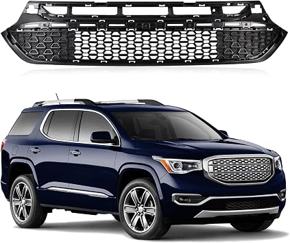 Front Bumper Lower Grille Compatible with GMC Acadia 2017-2019 Front Bumper Cover Hood Mesh Grille Replace23159135