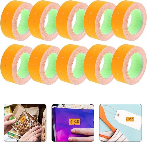 Miniatura 5 de Ciieeo 1 rollo de 6000 etiquetas en blanco para etiquetas adhesivas adhesivas para etiquetas adhesivas y etiquetas adhesivas para precios precisos