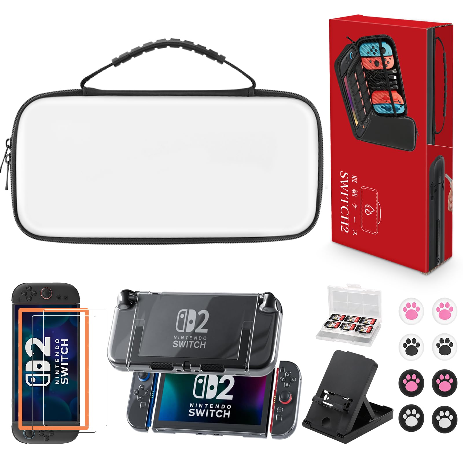 Amazon.co.jp: Switch 2 ケース 【16in1】セット ニンテンドー