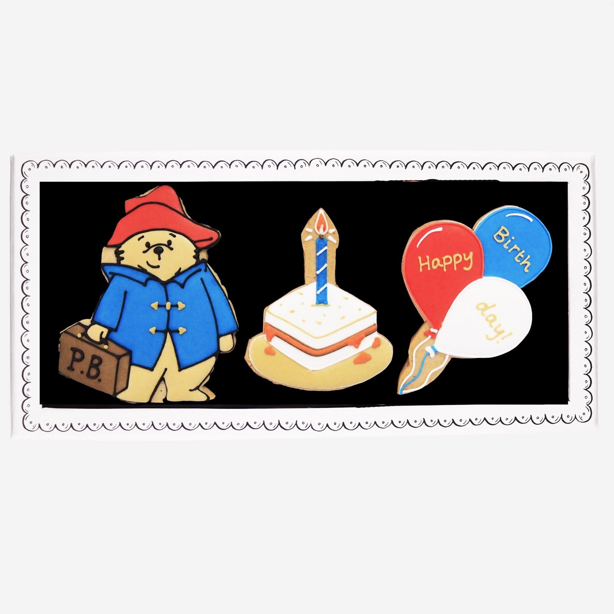 Biscuiteers Paddington Bear Birthday Gift