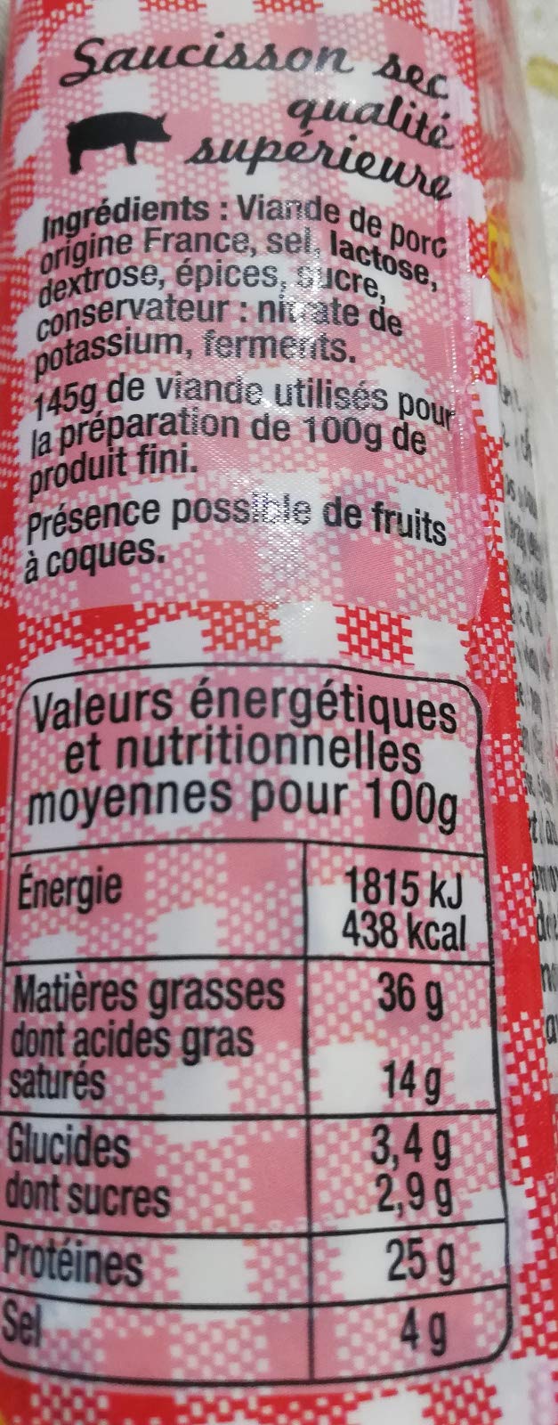 Cochonou Saucisson Sec Le Familial, 600g