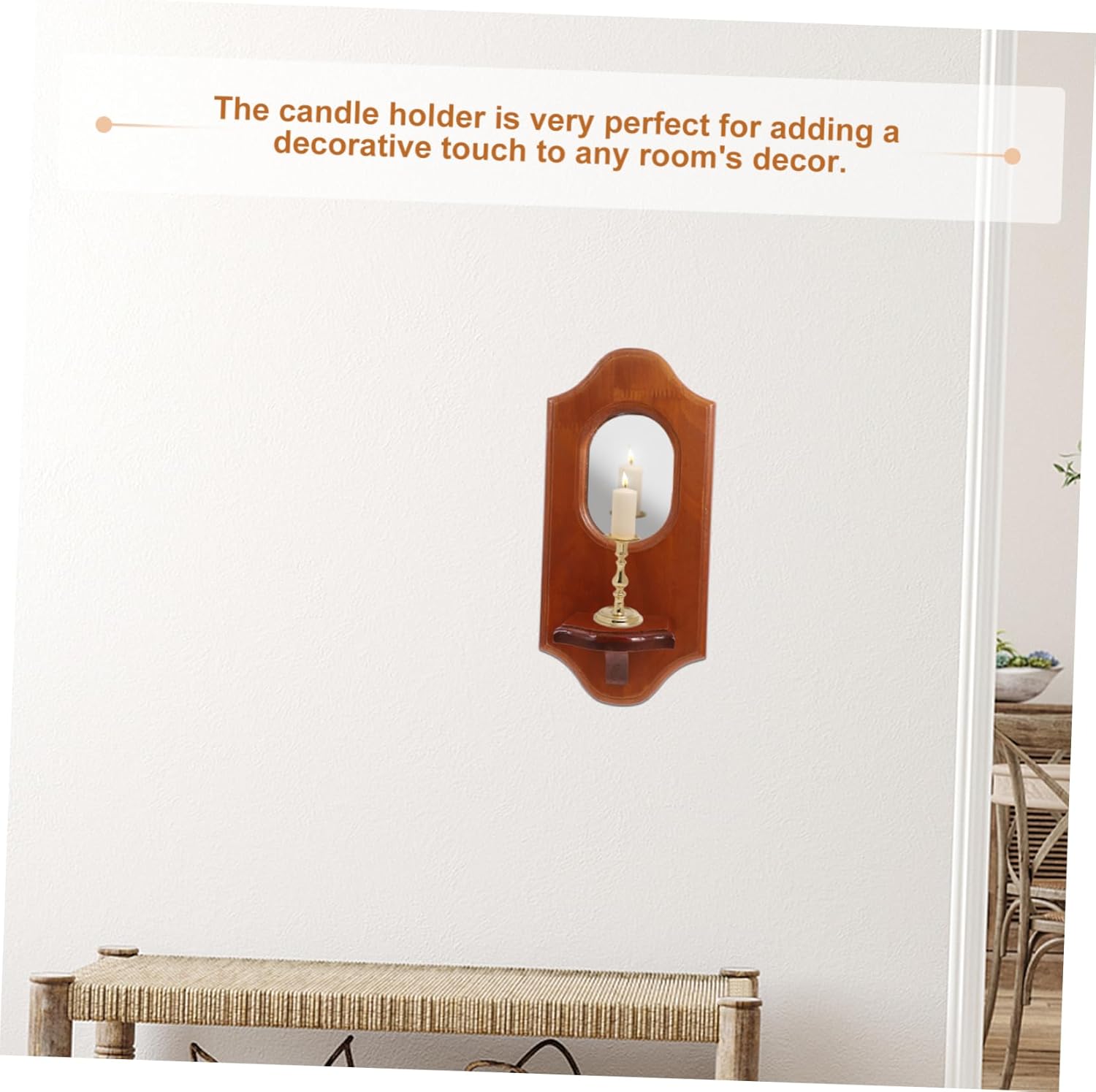 Elegant Wall Candle Holder Candle Stands for Living Room Decor Wall Decor