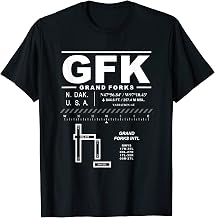 Grand Forks International Airport North Dakota GFK T-Shirt