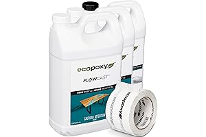 EcoPoxy FlowCast Deep Pour Epoxy Resin Kit - 3.2 Gallons