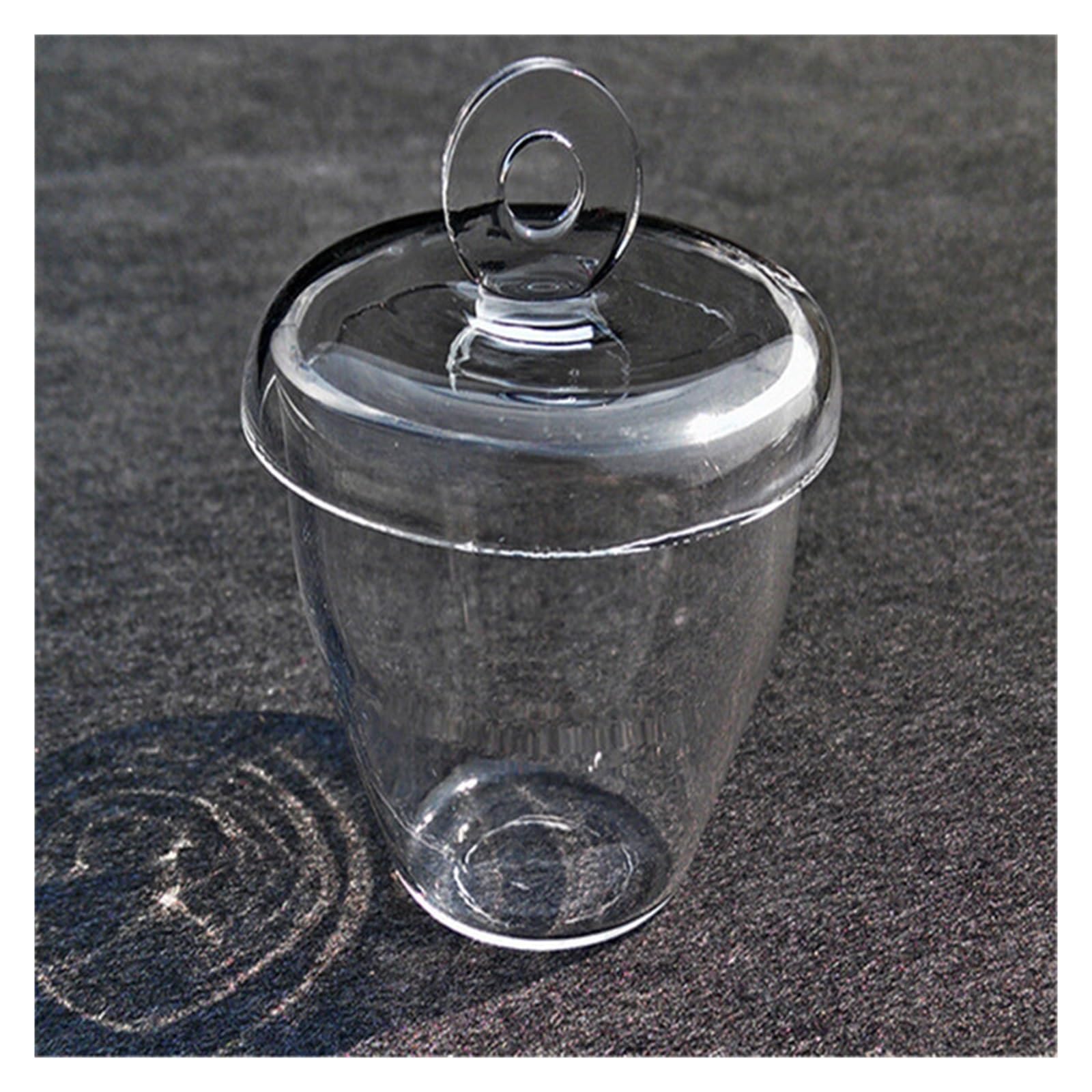 YYJzsw Crisoles De Cuarzo De Fusión Transparente De 10 Ml Con Tapa