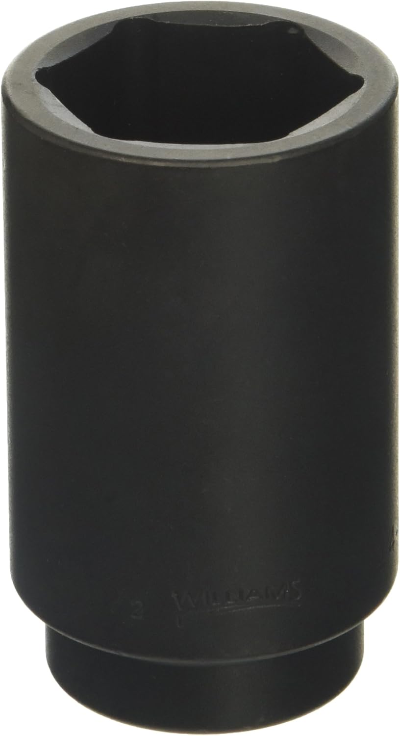 Williams JHW14M-630 SUPERTORQUE 1/2-Inch Drive Deep Impact 6 Point Socket 30mm Size, Black Industrial Finish, Designed for Maximum Engagement on 6-Point Fasteners