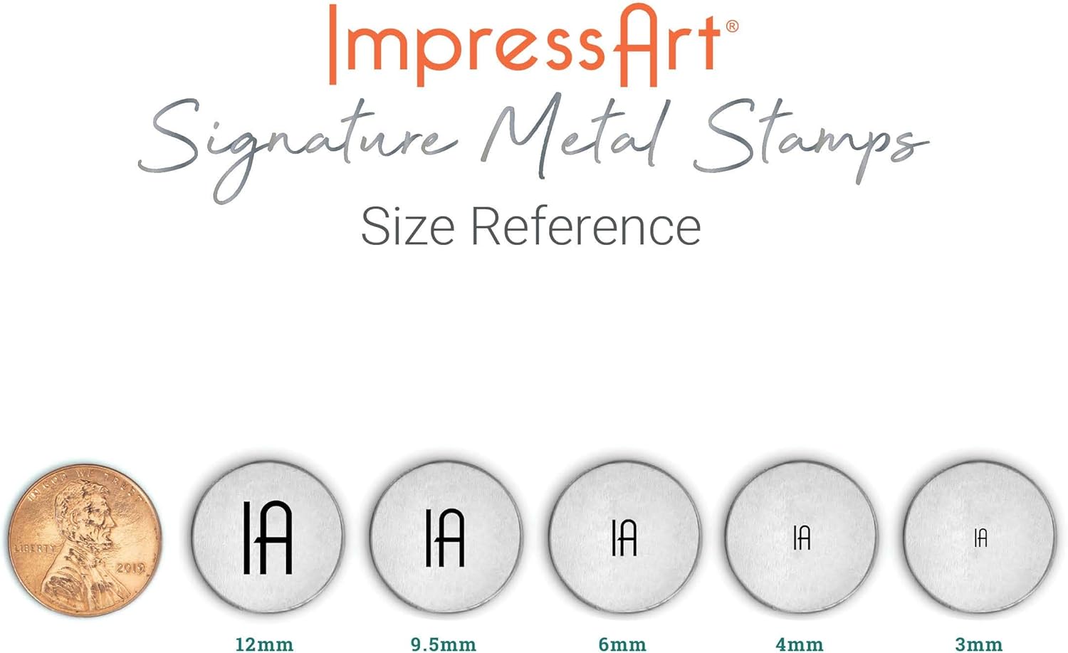 ImpressArt - ハートアウトラインデザイン メタルスタンプ ハンドメイド ジュエリー作成 DIY クラフト&amp;プロジ