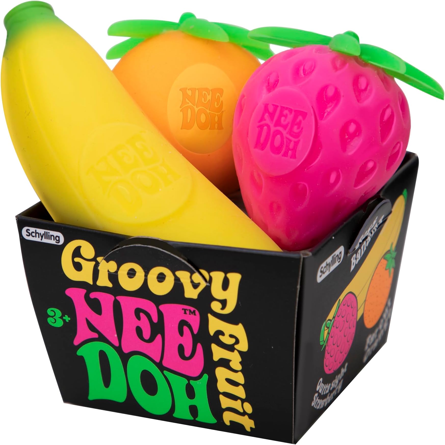 Schylling Nee Doh Groovy Fruit - Novelty Toy