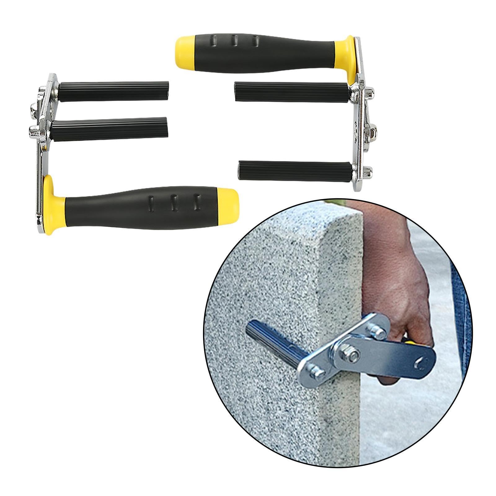 2 Elevadores Portátiles para Placas de Yeso Y Paneles de Madera Contrachapada, 1 Par de Asas, Elevador de Carga