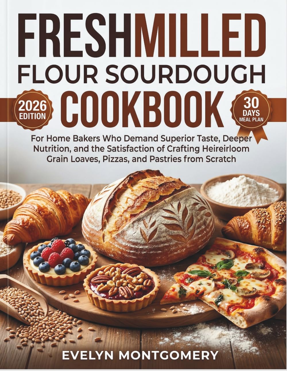 Freshmilled Flour Sourdough Cookbook: For Home Bakers Who Demand Superior Taste, Deeper Nutrition, and the Satisfaction of Crafting Heirloom Grain Loaves, Pizzas, and Pastries from Scratch