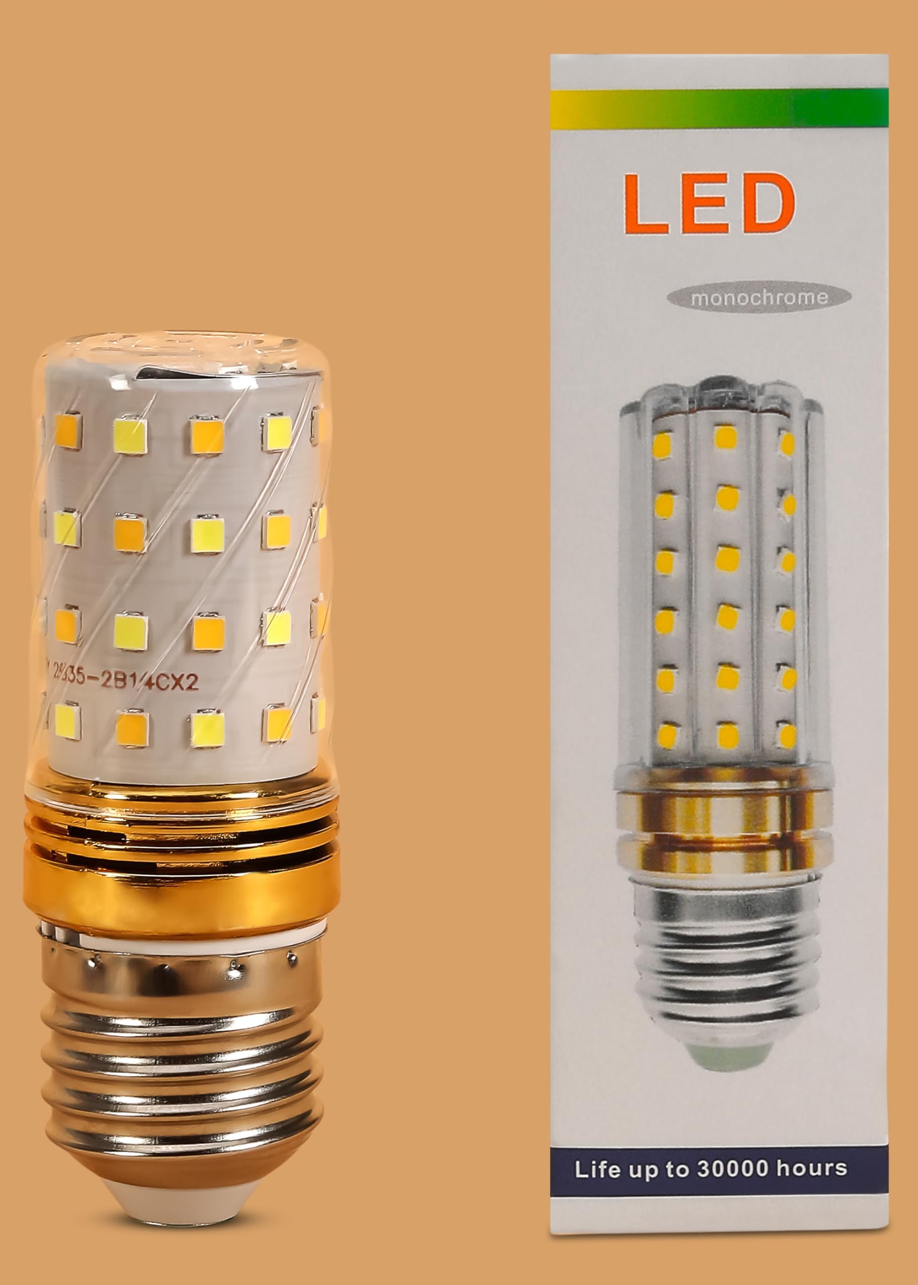 - AKSHANSH LED Corn Bulb, E27 Base, 30000 Hours Life (Pack of 10) - (E27 Base - Moti Chudi)