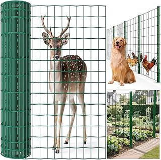 Wire Mesh Fencing, Green Dipping Welded Wire Mesh Protective Mesh Waterproof Without Rusting For Garden Poultry Netting