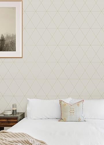 Miniatura 2 de Scott Living Papel pintado autoadhesivo de doble toma, color gris