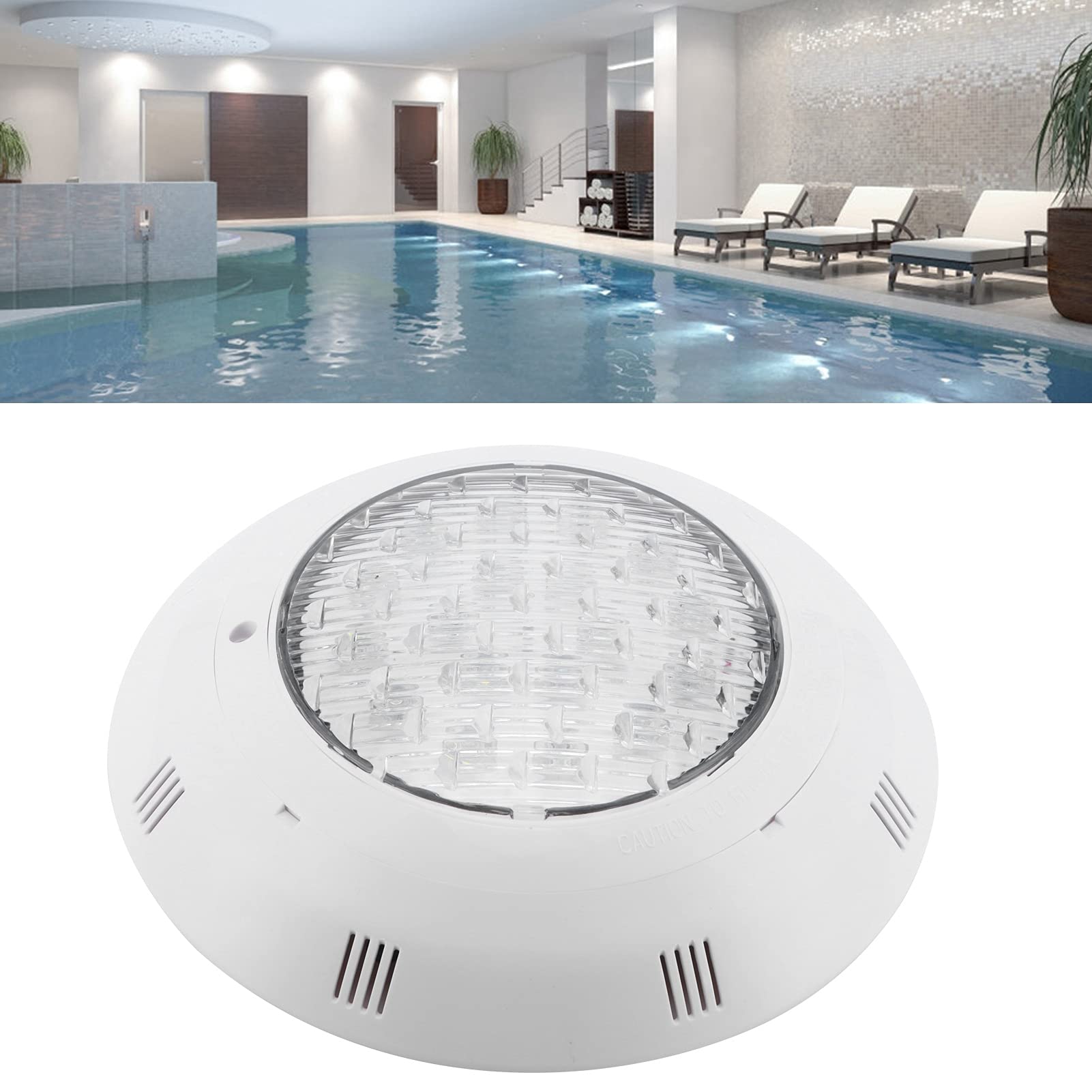 Hyuduo Lumière de Piscine Murale, 18 LED AC24V IP68 Submersible