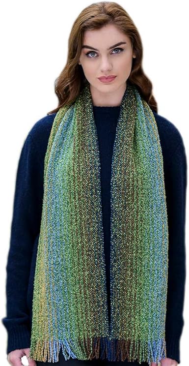 green cashmere wrap