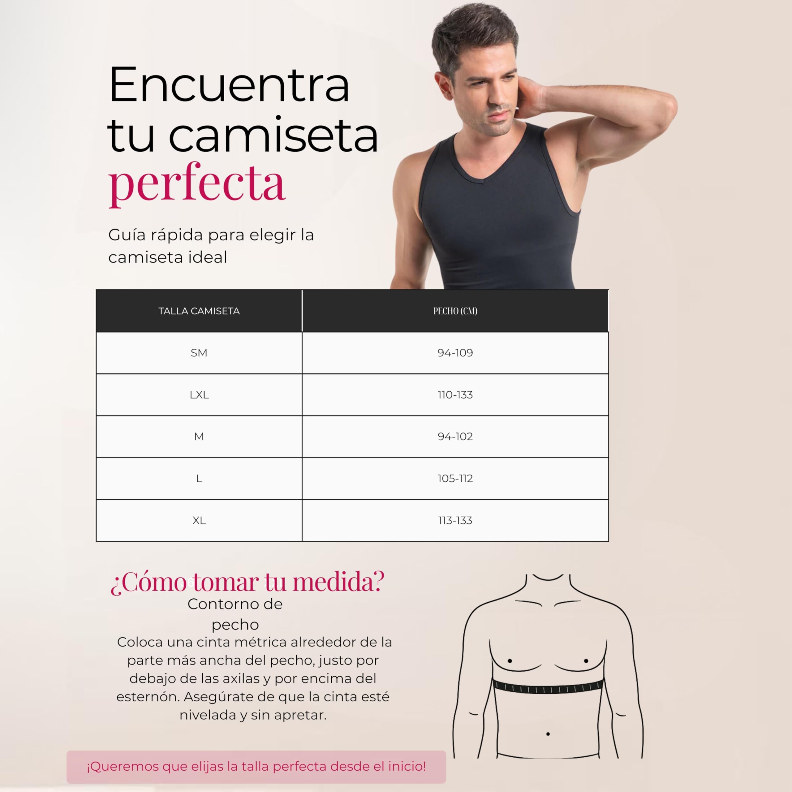 ANAISSA Camiseta Compresión Hombre con Fibra Emana Speed. Camiseta Reductora Hombre Moldea y Estiliza. Camiseta de Compresión Corrector Postural. Control Abdomen, Caderas y Espalda.
