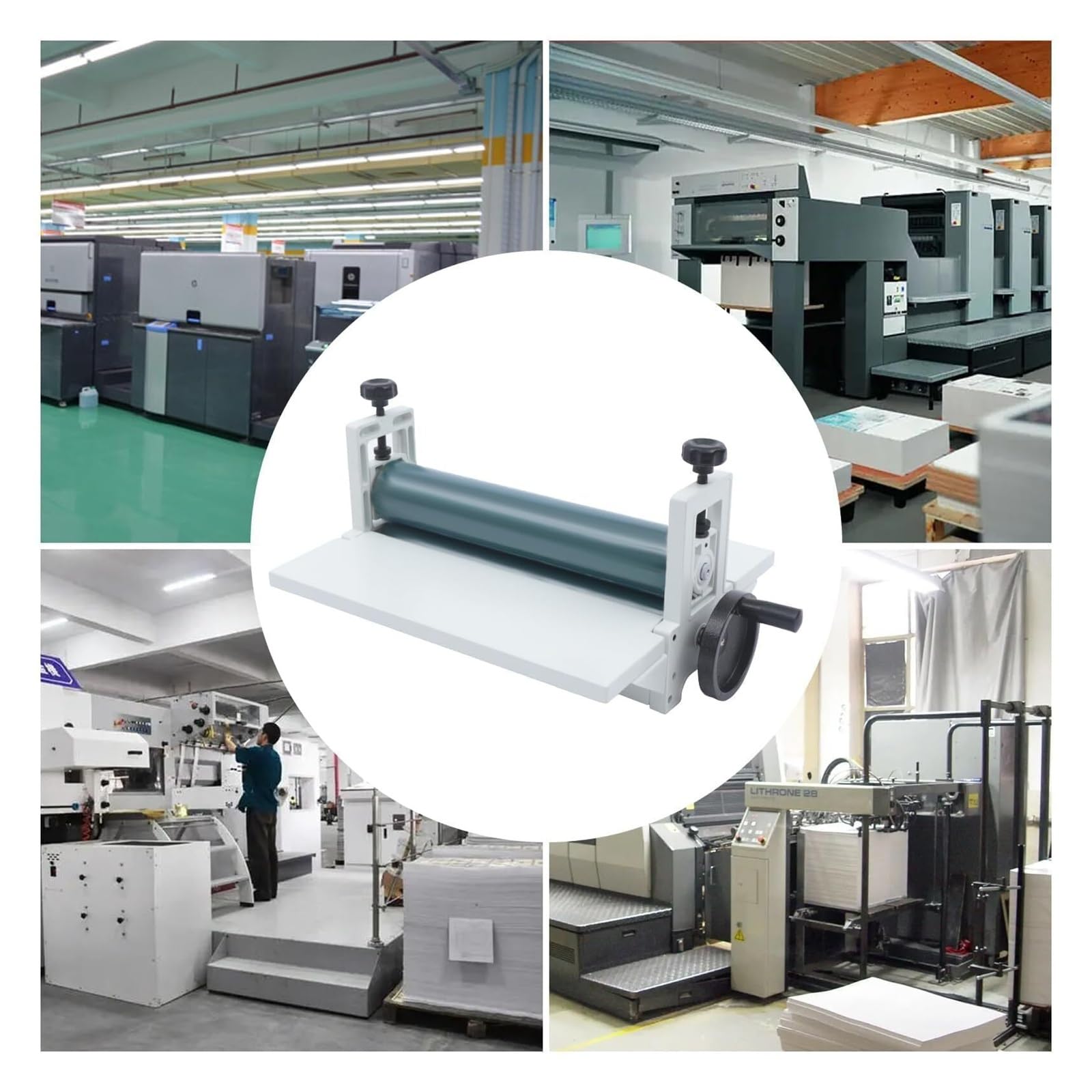 14 Zoll Manuelle Kaltlaminiermaschine 350mm Tragbarer Rollenlaminator Poster