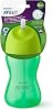 Philips Avent Straw Cup, 12 Month+, 300ml, Patterned, Drip-Free, Easy Grip, Dishwasher Washable, BPA-Free, Green, SCF798/01