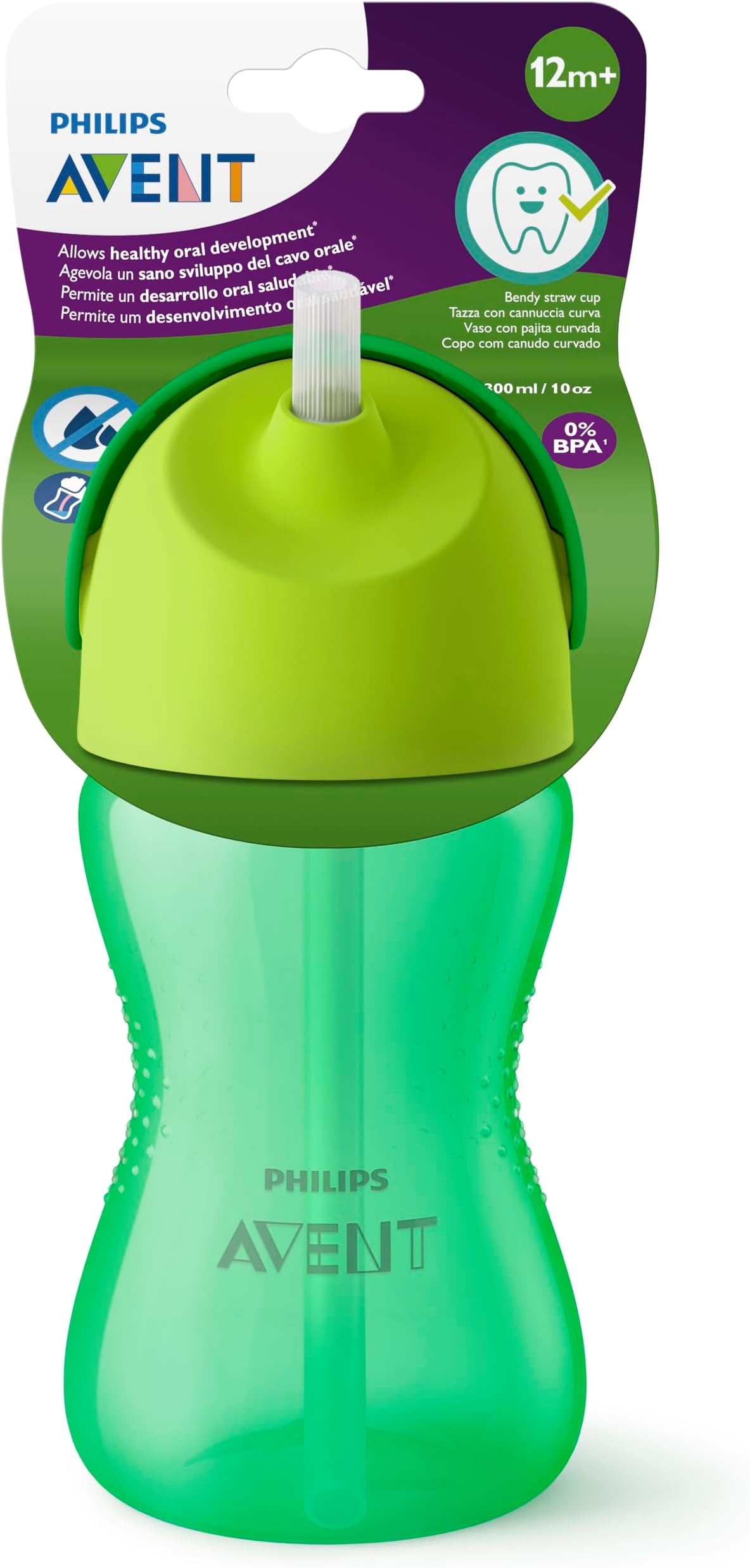 PHILIPS Avent Straw Mug Without Handle, 12Â Months + 300Â ml