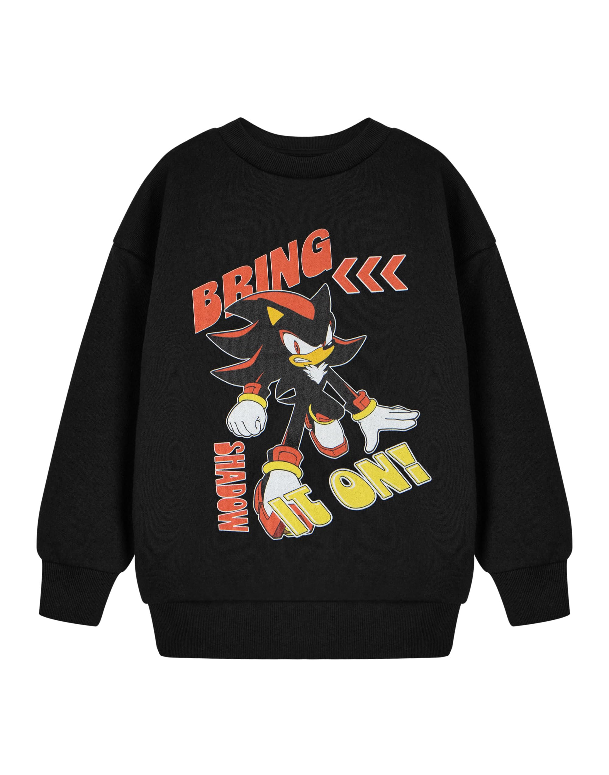 Vanilla Underground Boys Black Sonic The Hedgehog Bring It On Sweatshirt - 9-10 Years