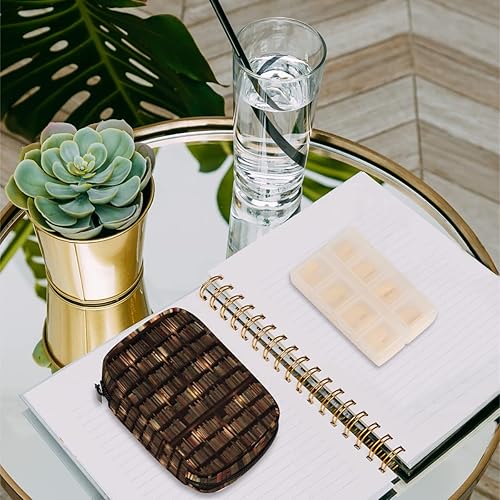 Miniatura 7 de Librero organizador de píldoras semanal grande, caja de pastilleros de viaje, organizador de medicamentos de 7 días, contenedor de píldoras para