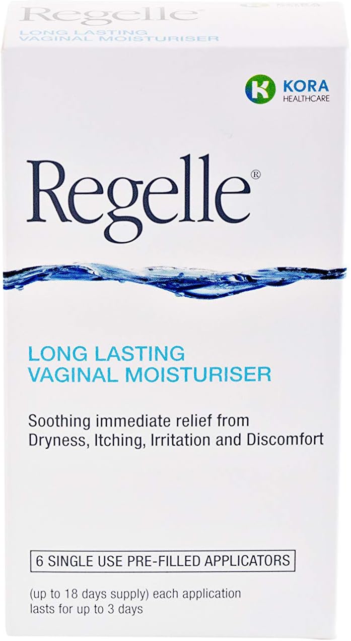 Vaginal Moisturiser – 6 Single-Use Pre-Filled Applicators – Long-Lasting Hydration & Comfort – Non-Hormonal, HRT-Compatible