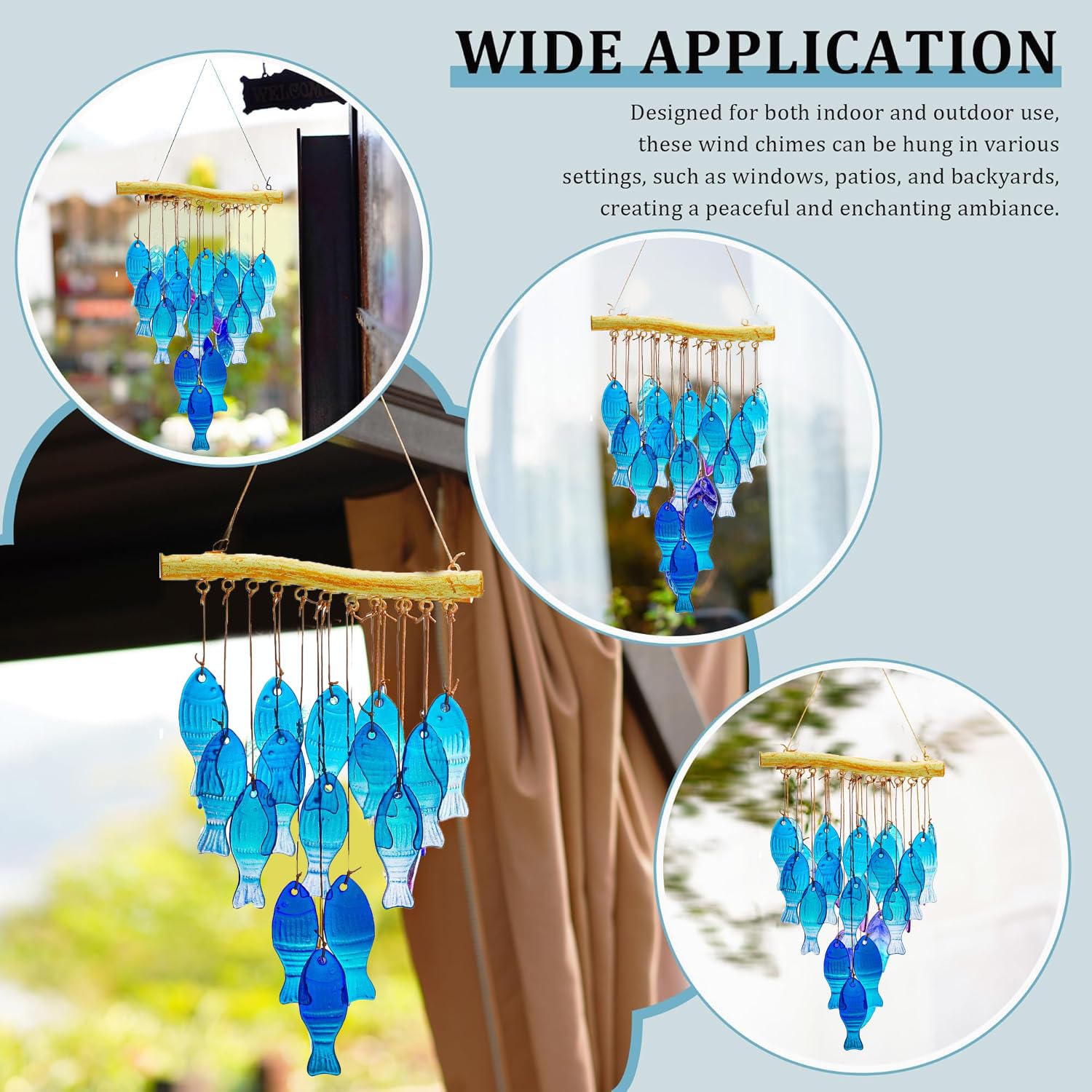 Glass Wind Chimes - Image 4