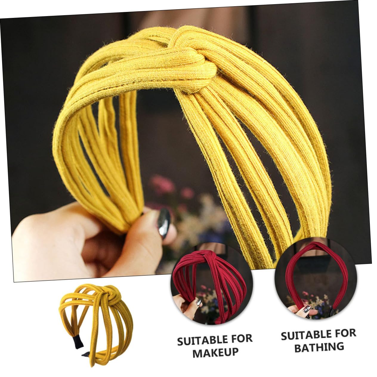 Didiseaon 12piezas Diademas De Moda Para Mujeres y Niñas Accesorios De Cabello Para Yoga Maquillaje y Ocasiones Especiales