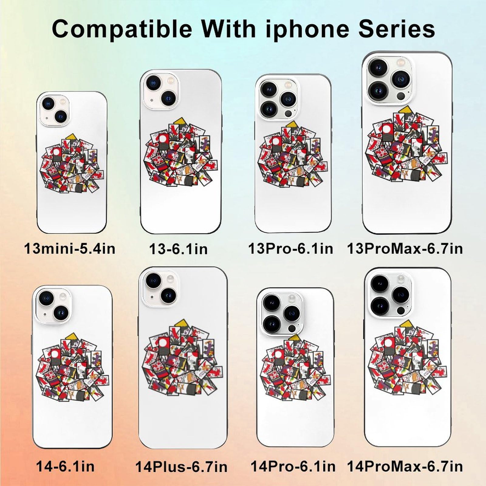 Amazon.co.jp: iPhone 14 Plus ケース 花札 手札 絵札 TPU 携帯電話 