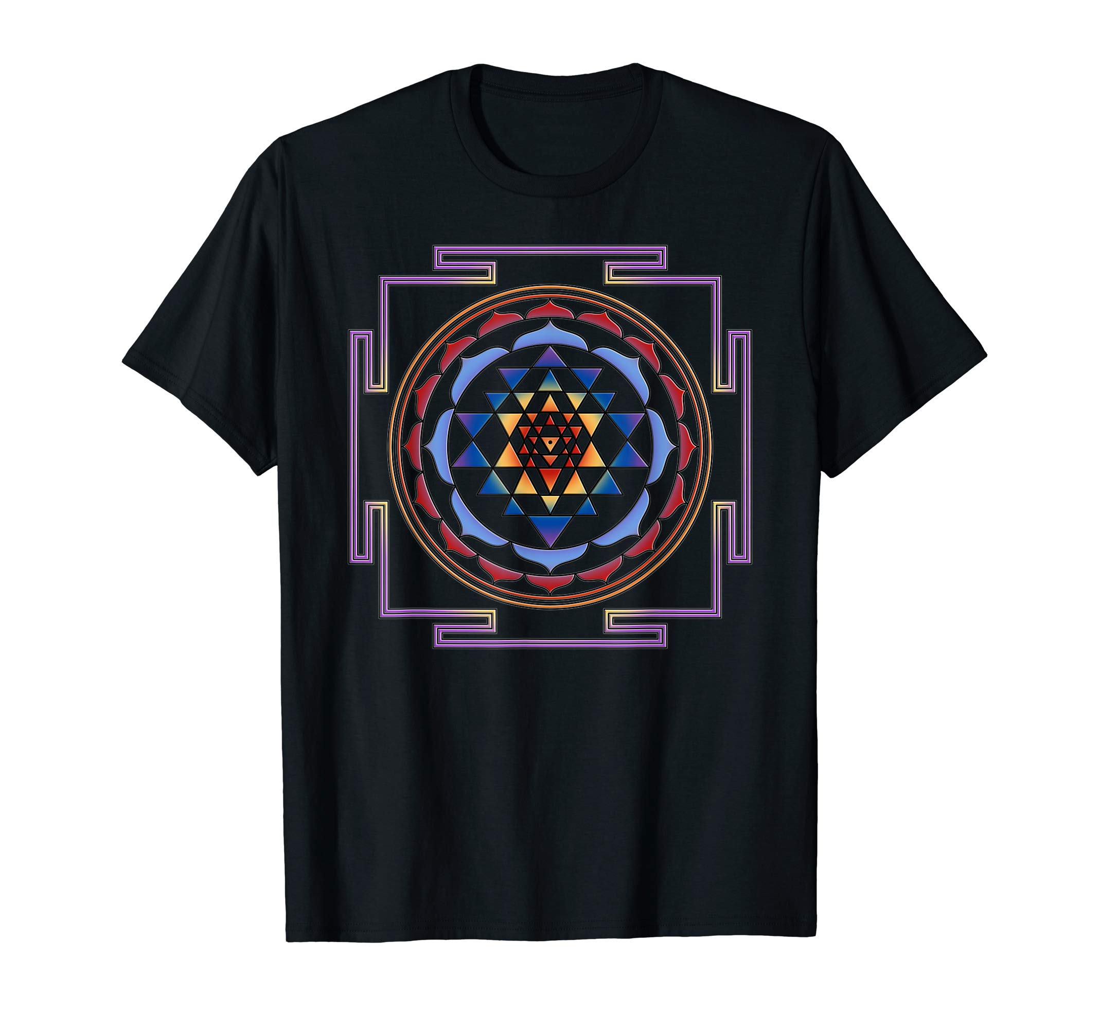 SRI YANTRA - luck and prosperity II - colored I T-Shirt T-ShirtOEKO-TEX STANDARD 100