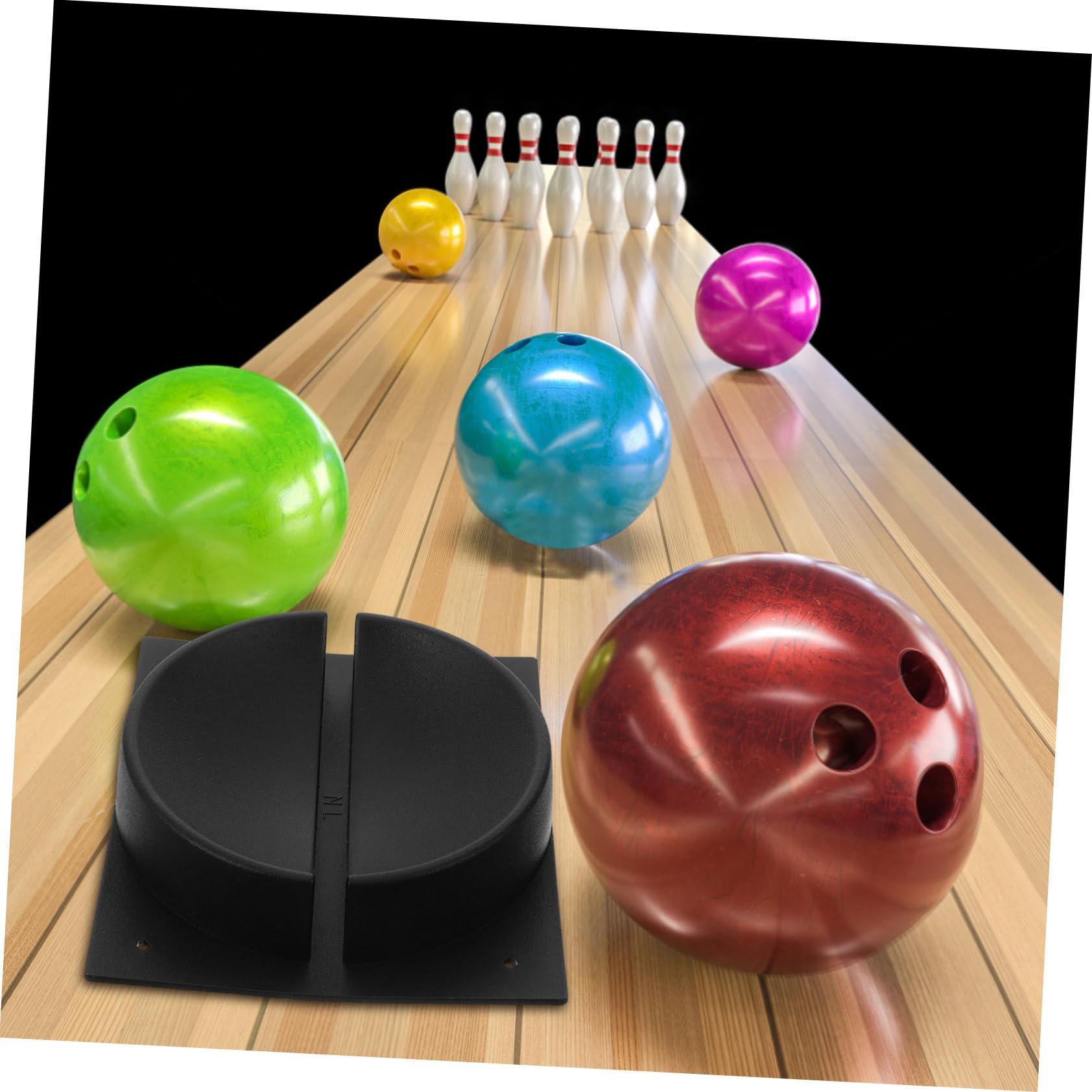 Amazon | INOOMP ボウリングボール収納ラック 安定した