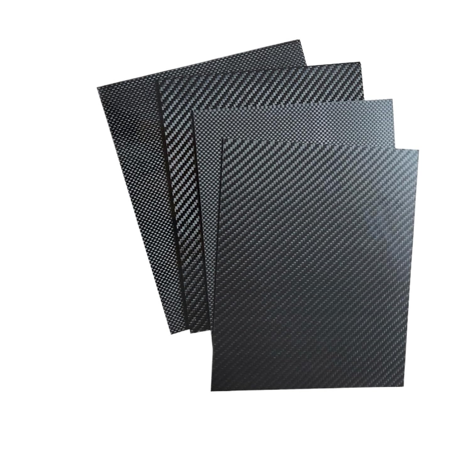 1pcs 400x500mm 3K Pure Carbon Fiber Plate Sheet High Strength Plain Twill Weave Carbon Board Panel 1mm 1.5mm 2mm 2.5mm 3mm 4 5mm 6mm(0.5mm Plain Matte)