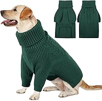 Vista 20 de Queenmore Suéter para perro, suéter para cachorros para perros pequeños, suéteres cálidos de invierno y otoño para perras y perros, suéter de punto
