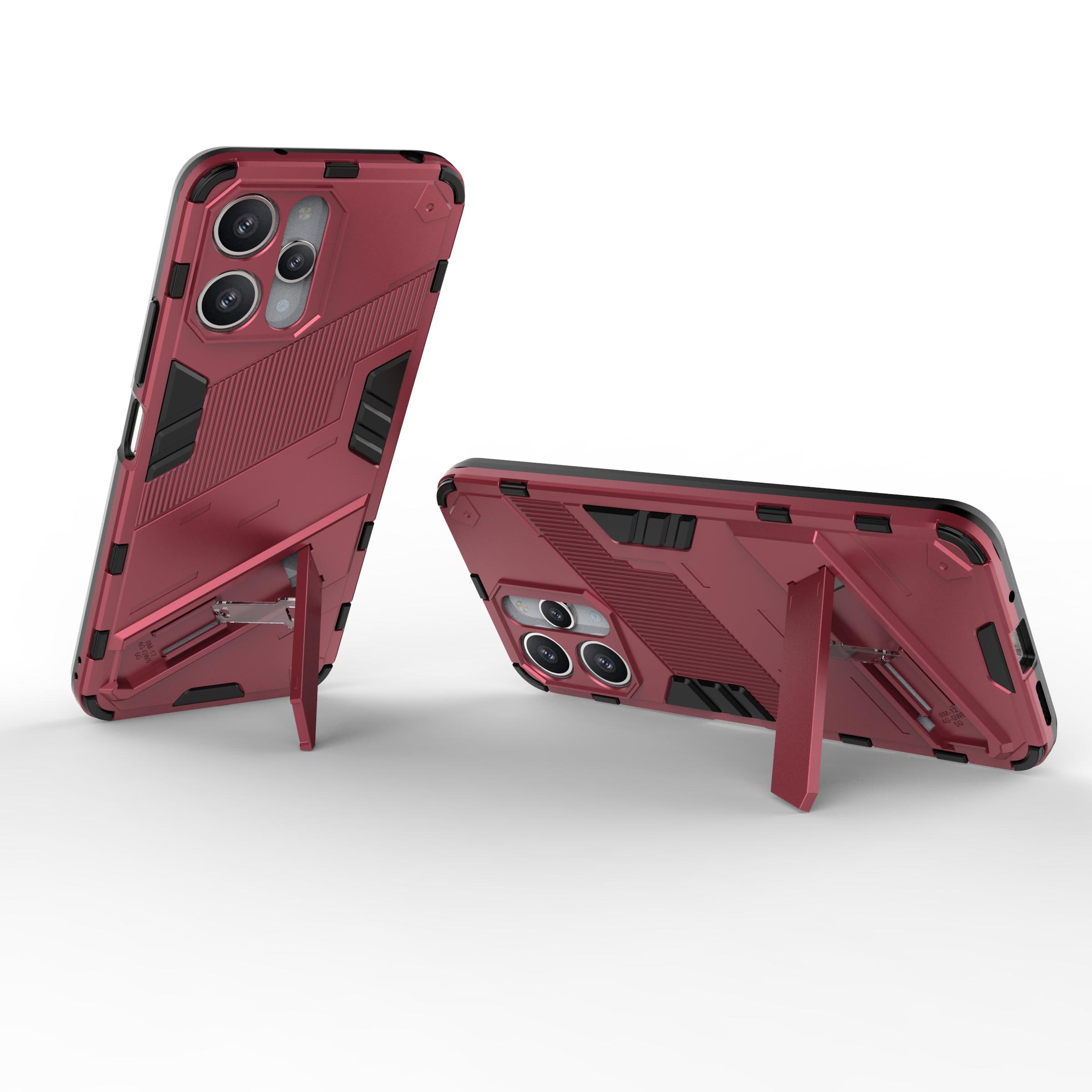 FTRONGRT Xiaomi Poco M6 Pro 5G/Redmi 12 Cover, Hybrid
