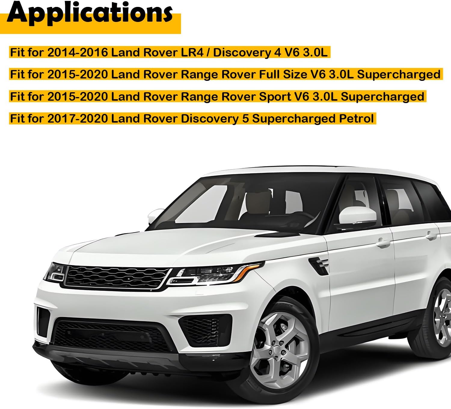 LR105431 Fuel Injector Compatible with Land Rover LR4 / Discovery 4 V6 3.0L 2014-2016, Range Rover & Sport 2015-2020, Discovery 5 2017-2020