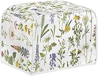 Vista 45 de Dolyues Cubierta para tostadora con estampado de pollo, 4 rebanadas, cubiertas para electrodomésticos pequeños de cocina, protección contra el polvo