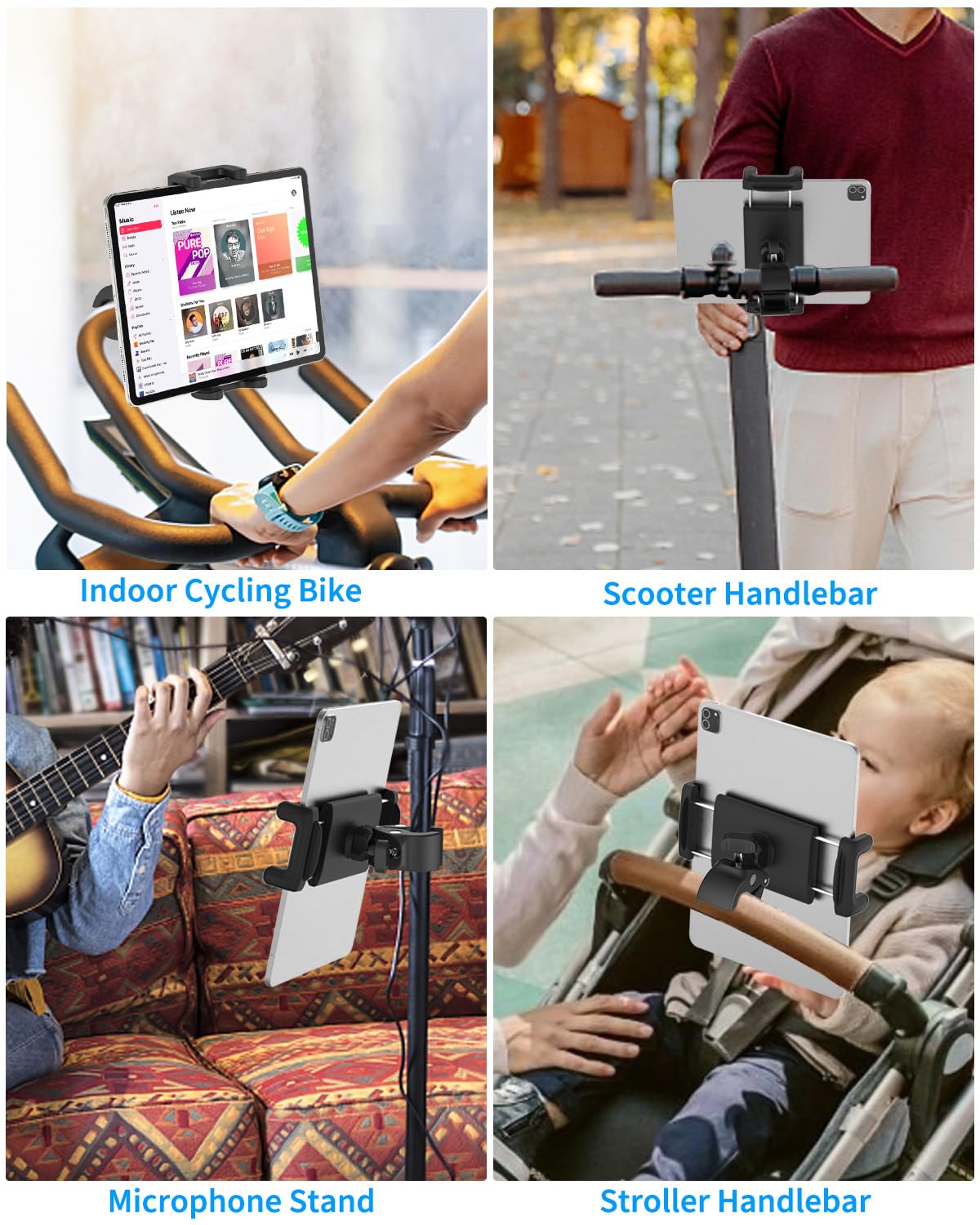 Staffa Per Laptop A Parete - Regolabile, Con Vassoio Per Adattatore, Bianco - Foto 8