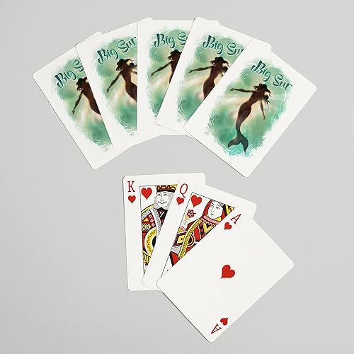 Miniatura 7 de Lantern Press Big Sur, California, Mermaid Underwater, 52 Playing Cards for Adults, Poker Size Card Deck