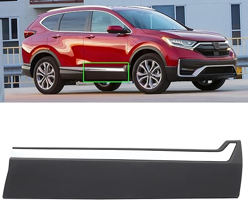 KaiWell Moldura de puerta para Honda CRV 2017 2018 2019 2020 2021 2022 cubierta protectora de puerta lateral del pasajero delantera inferior derecha