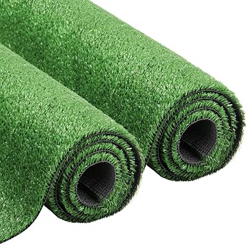 Goasis Lawn Artificial Grass Turf Lawn 5 FT x8 FT40 Square FT, Realistic Synthetic Grass Mat, Indoor Outdoor Garden Lawn Landscape for Pets,Fake Faux Grass Rug W/ Drainage Holes