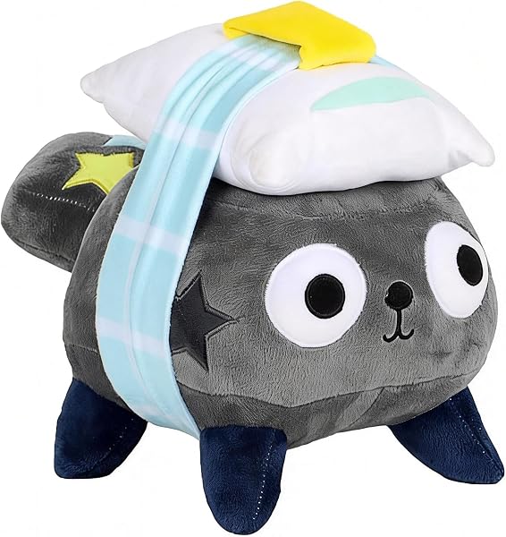 Dandy's World Plush, Dandy's World Plushies Pebble with a Pillow, Cute Plush Toy Gift for Fans Collection, Soft Stuffed Animal Doll for Bedroom Decor, Birthday Present - 1