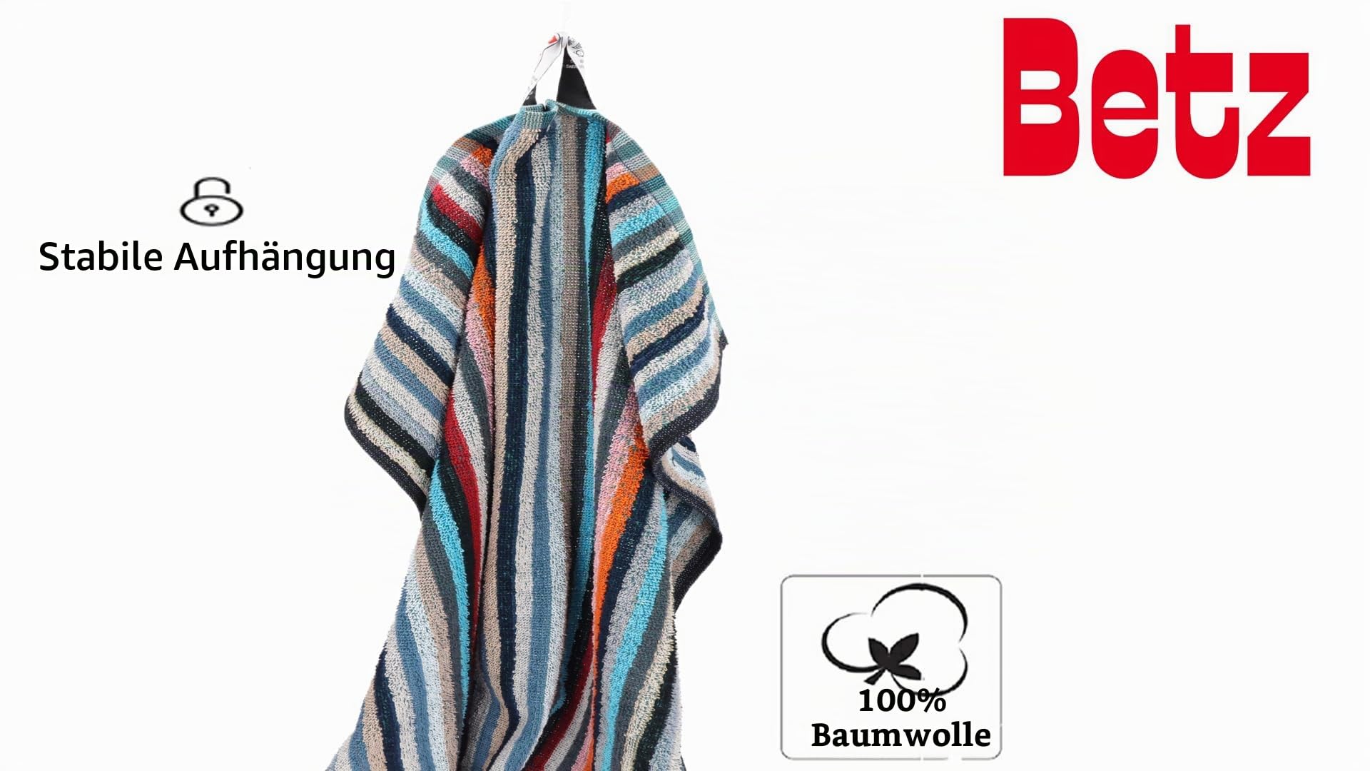 Betz 12er Set Küchentücher Geschirrtuch Handtuch 100% Baumwolle HELGOLAND Größe 50 x 90 cm Grubentuch Küchentuch Allzwecktuch Streifen bunt
