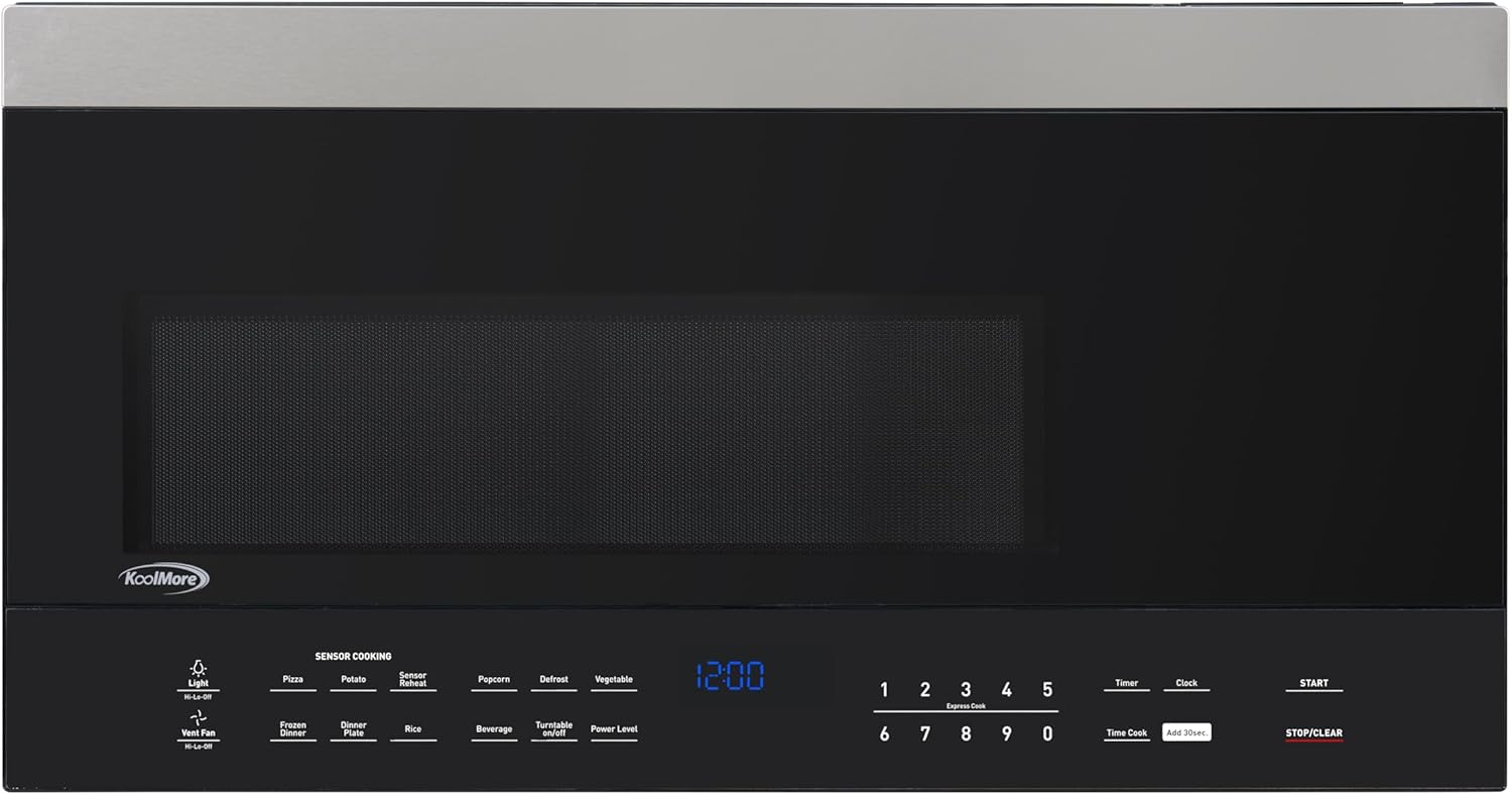 KoolMore Over the Range Microwave Oven Front View