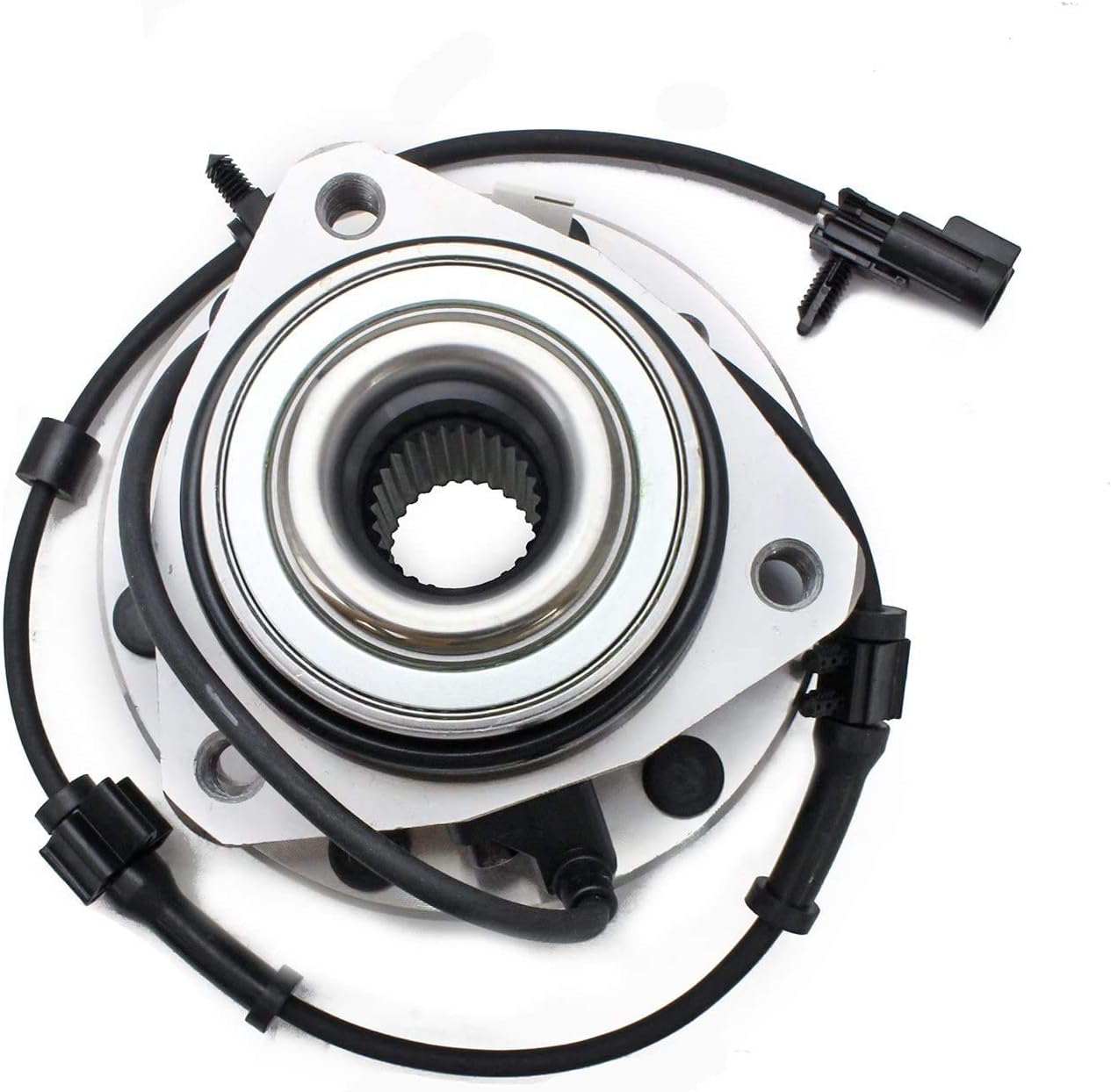 CRS 513188 Wheel Bearing Hub Assembly,Front Left/Right, for 02-09 Chevy Trailblazer (EXT)/ 02-07 SSR, GMC Envoy (XL) Denali/XUV, 03-08 Isuzu Ascender, 04-07 Buick Rainier, 02-04 Oldsmobile Bravada